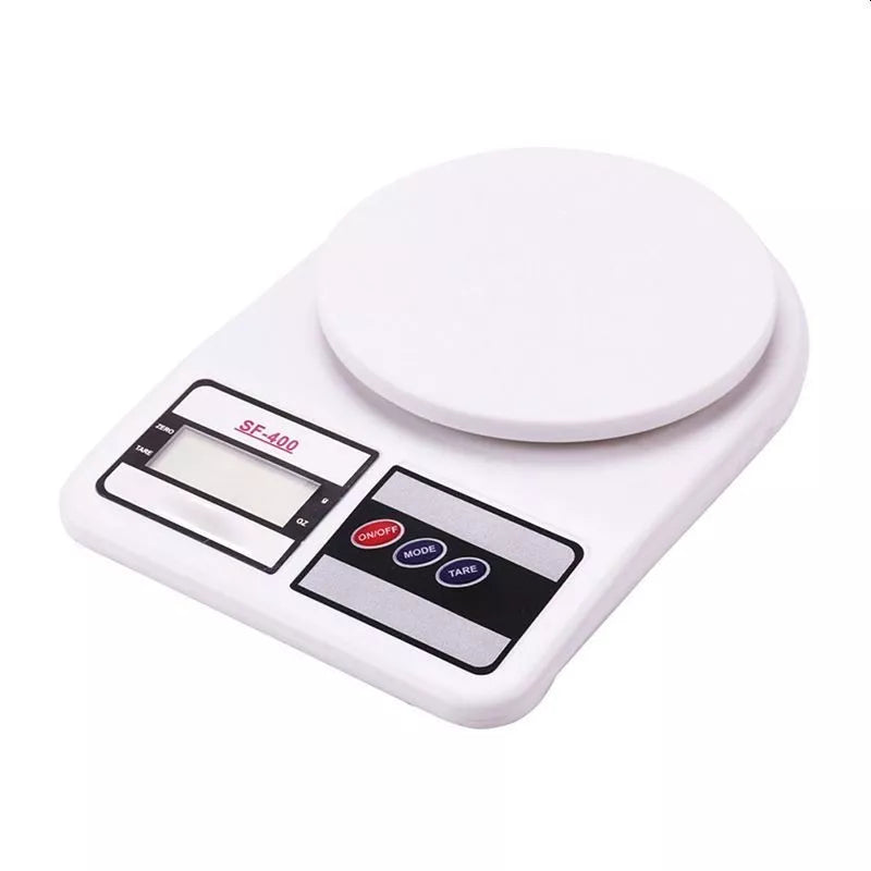 Cantar digital de bucatarie, display LCD, functie Tara, greutate maxima 7 kg, alb
