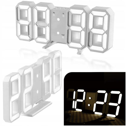 Ceas digital cu ecran LED si cifre mari, LTC04 3D