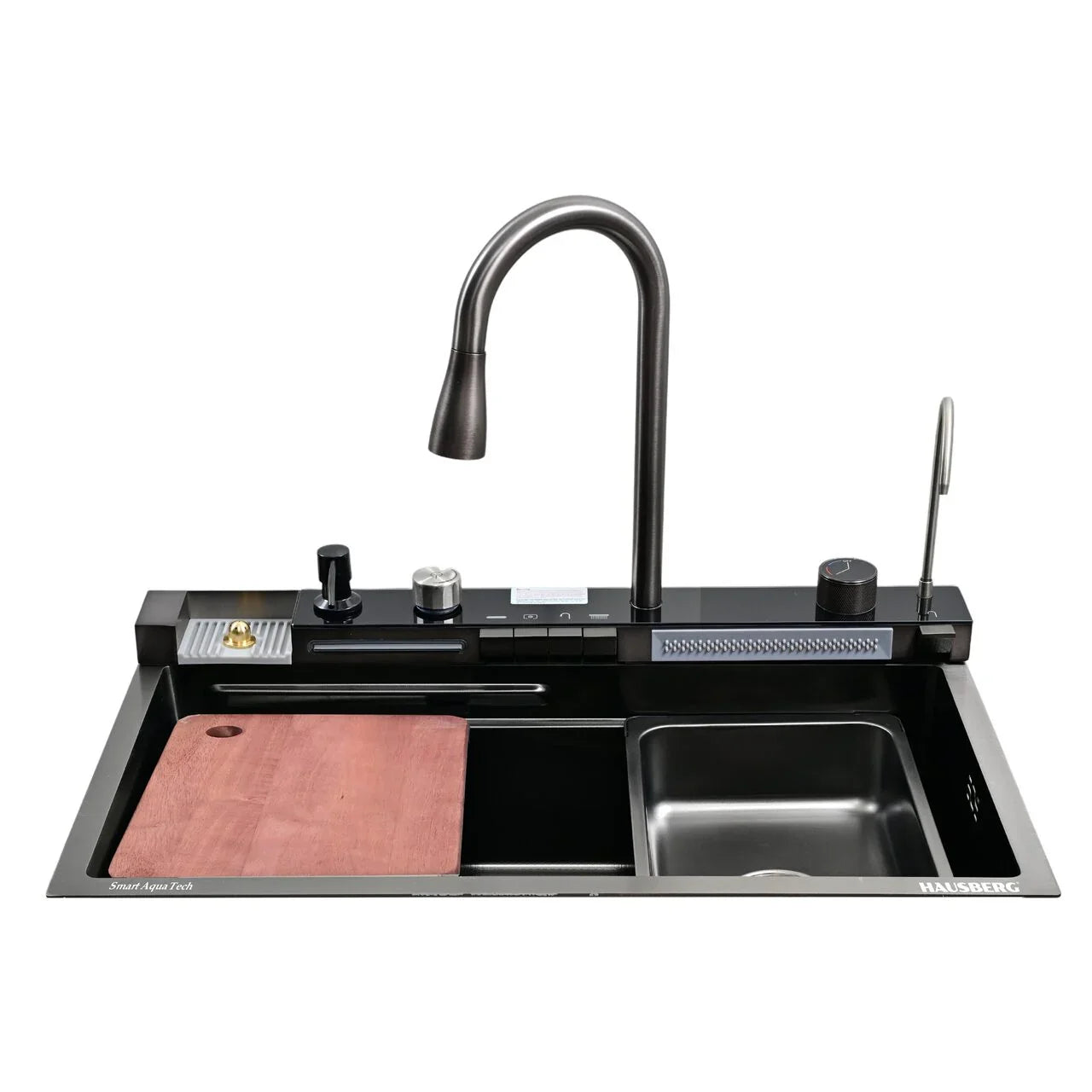 Chiuvetă de bucatarie multifunctionala otel inoxidabil LED 70x45x25