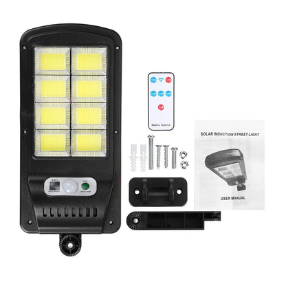 Lampa Solara Set de 2 COB, 2×160 de LED, senzor de miscare