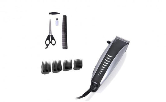 Aparat de tuns electric Super Pro Clipper SP-4604, 12W, 4 capete + foarfeca si pieptan