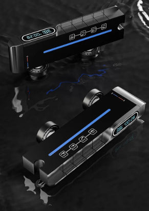 Set de Duș Lux Black - Cu Afișaj Digital și Funcție Termostatică Rotire 360