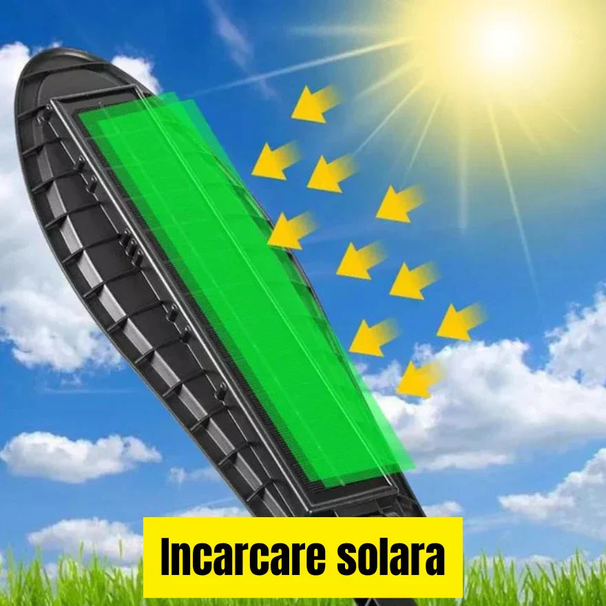 Lampa Stradala 1200W, Incarcare Solara, 55 CM