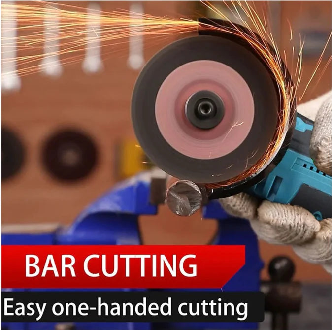 Mini Polizor Unghiular Flex Electric 36V cu 2 Acumulatori, 5 Discuri Incluse