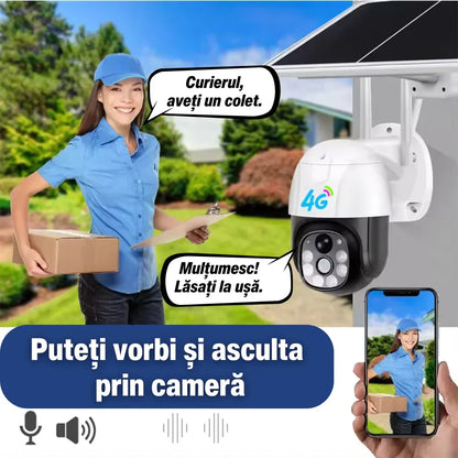 Camera Supraveghere LENSO 4G + CARD32GB + CARTELA DE INTERNET CADOU!