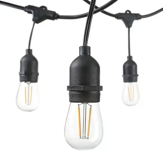 Ghirlanda luminoasa pentru gradina 10m, lumina calda (3000 K), protectie IP44, 10 becuri LED exterior
