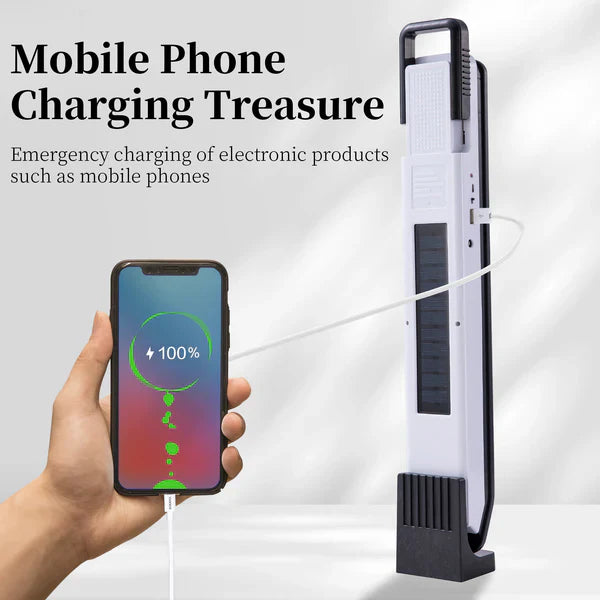 Pachet 4x Lămpi Solare Camping cu Suport Reglabil, Încărcare USB & Panou Solar – Rezistente la Apă, Autonomie Lungă