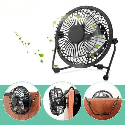 ventilator de birou cu alimentare prin cablu usb
