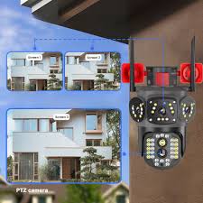 Camera Tripla cu 2 Alarme, Wi-fi