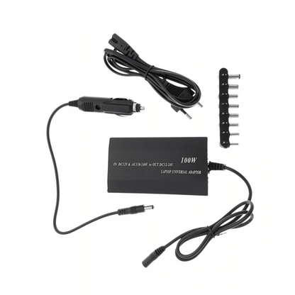 Incarcator universal de laptop cu priza auto – 100W.