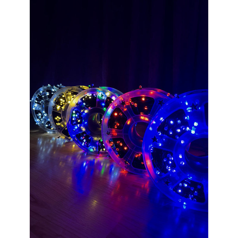 INSTALATIE SOLARA 50 METRI ROLA - GALBENA, MULTICOLORA, ALBASTRA