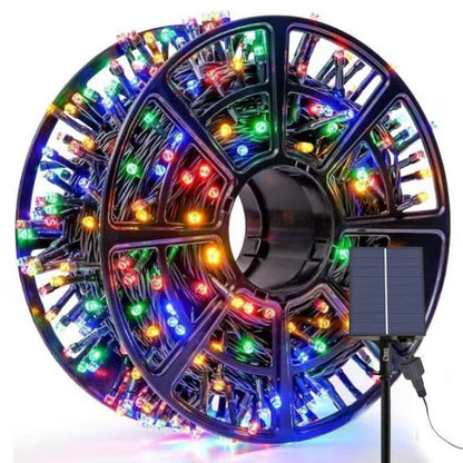 INSTALATIE SOLARA 50 METRI ROLA - GALBENA, MULTICOLORA, ALBASTRA