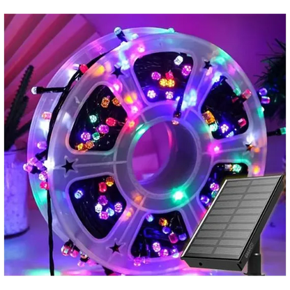 INSTALATIE SOLARA 50 METRI ROLA - GALBENA, MULTICOLORA, ALBASTRA