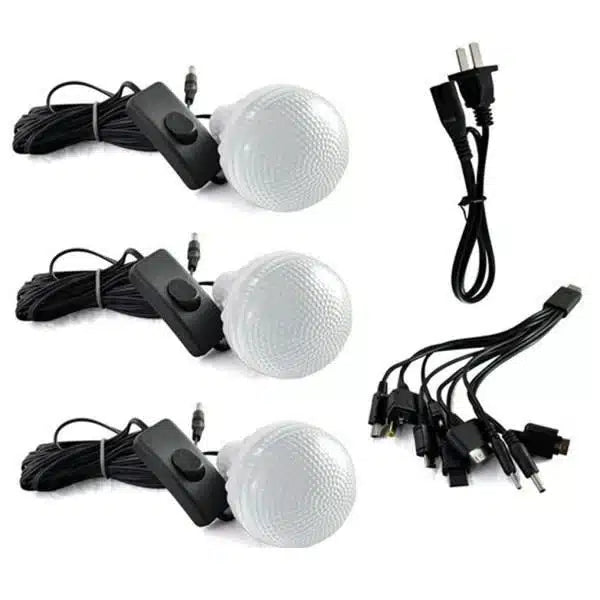Lampa Solara Kit Solar Camping GDlite, 3 becuri LED