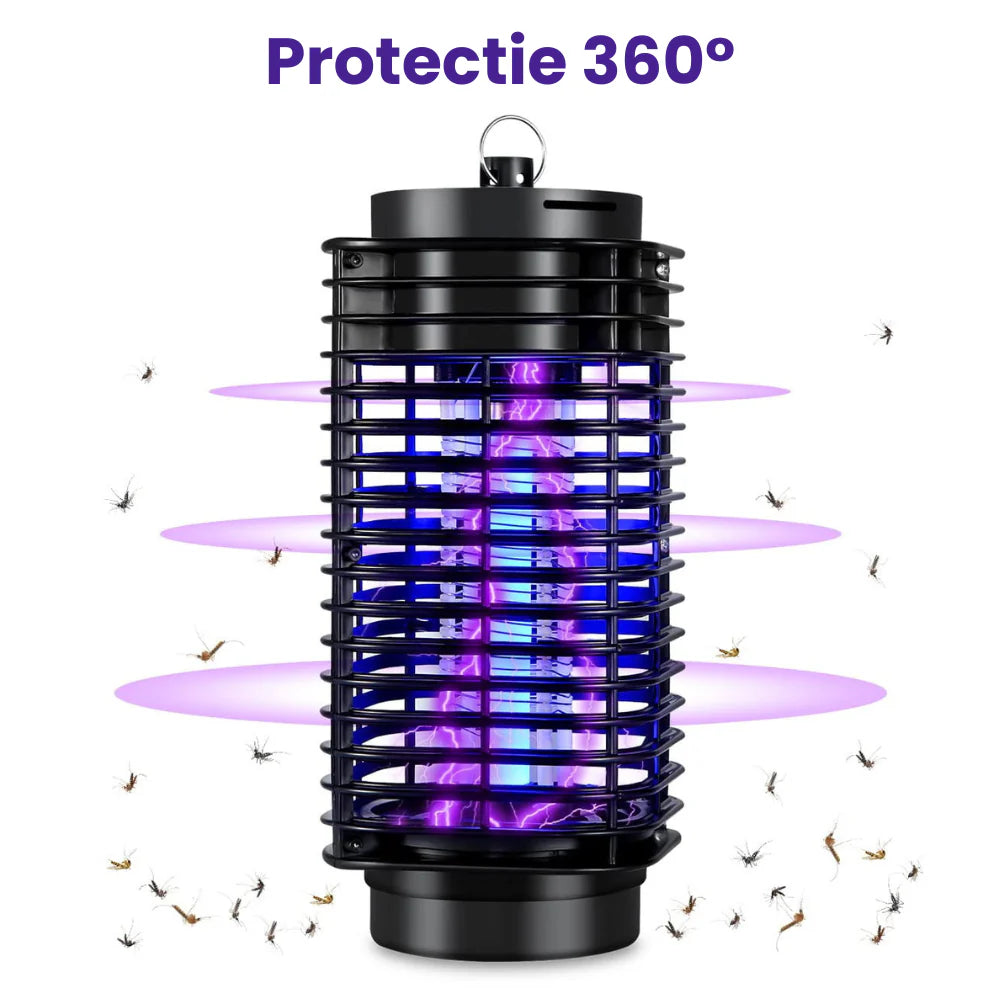 PACHET 1+1 GRATIS Lampa UV anti insecte cu radiatie 360° pentru interior sau exterior