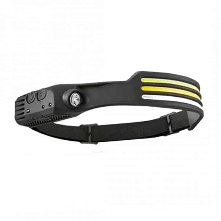 Lanterna de cap profesionala tip LED cu 3 benzi alb,rece si rosu, 1000 lumeni, acumulator 1200mah