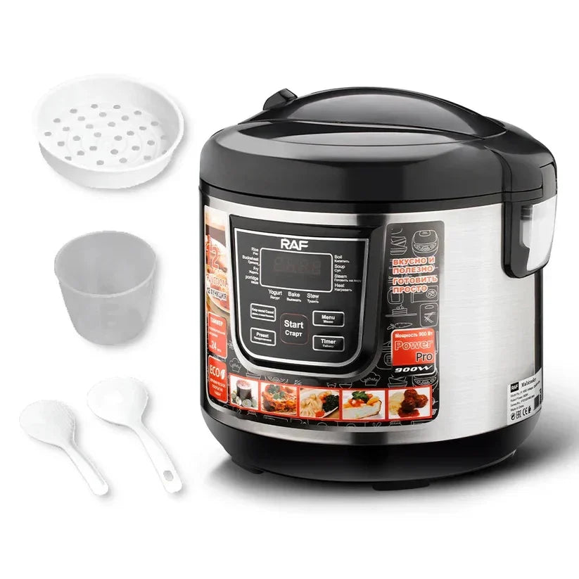 Oala Multifunctională 6L, 900W, 12 Programe Predefinite, Control Digital