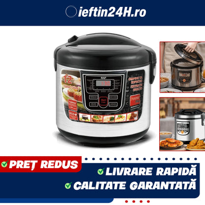 Oala Multifunctională 6L, 900W, 12 Programe Predefinite, Control Digital