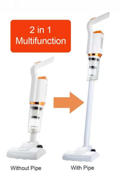 Aspirator Vertical Portabil Fara Fir, Wireless, 2 in 1, Fara sac, Control pe maner, Reincarcabil 0550