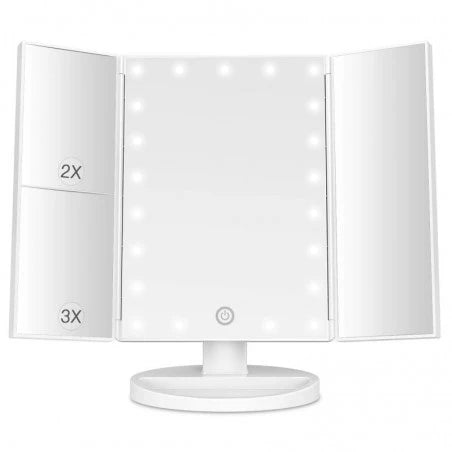 Produs unic  Oglinda cosmetica LED extensibila, buton tactil