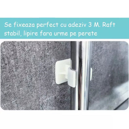 Raft depozitare organizator baie, toaleta sau masina de spalat