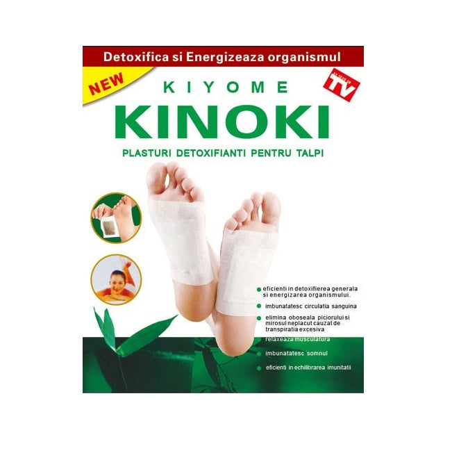 Plasturi Detoxifianti Kinoki, Set 10 Bucati