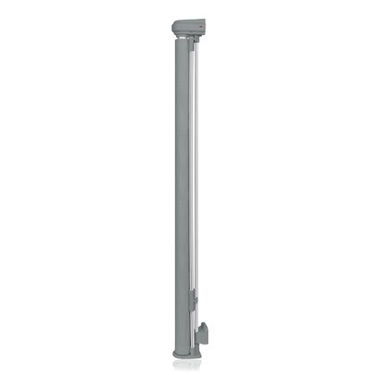 Poartă de Siguranță Textilă Retractabilă JRH, 80×180 cm, Gri Fără Prag, Montaj Universal, Siguranță Copii