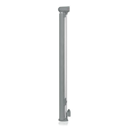 Poartă de Siguranță Textilă Retractabilă JRH, 80×180 cm, Gri Fără Prag, Montaj Universal, Siguranță Copii