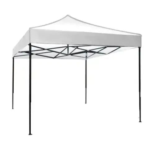 Cort Pavilion 3x4m alb Pliabil Cadru Metal pentru Curte, Gradina, Evenimente