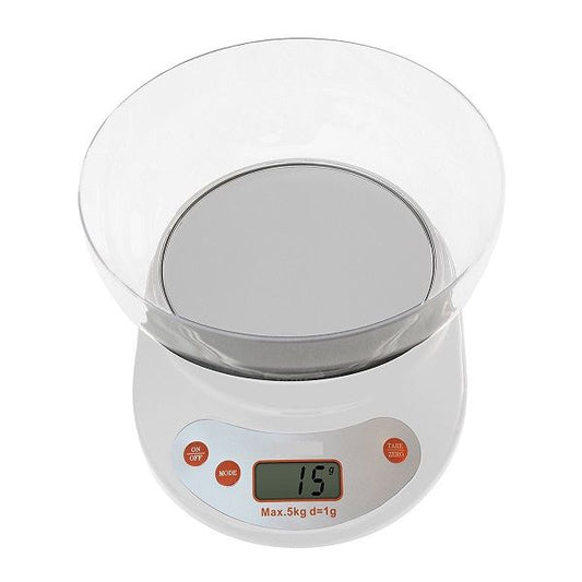 Cantar electronic de bucatarie cu bol de plastic sonashi 5kg