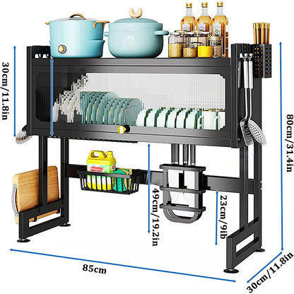 Scurgator Vase 85 Cm, Capac Transparent