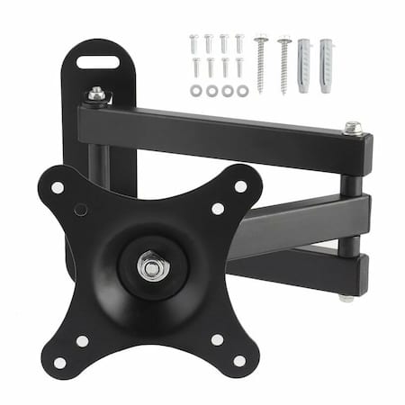 Suport de perete pentru TV , extensibil , reglabil 10-26 inch , 25 – 60 cm , 25 kg , negru