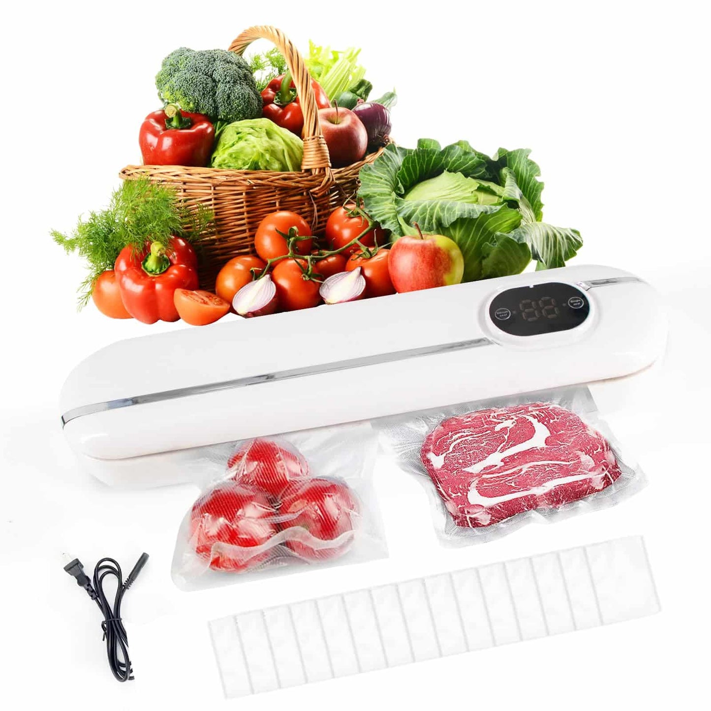 Aparat de vidat JRH, 30cm, LED, 2 moduri sigilare