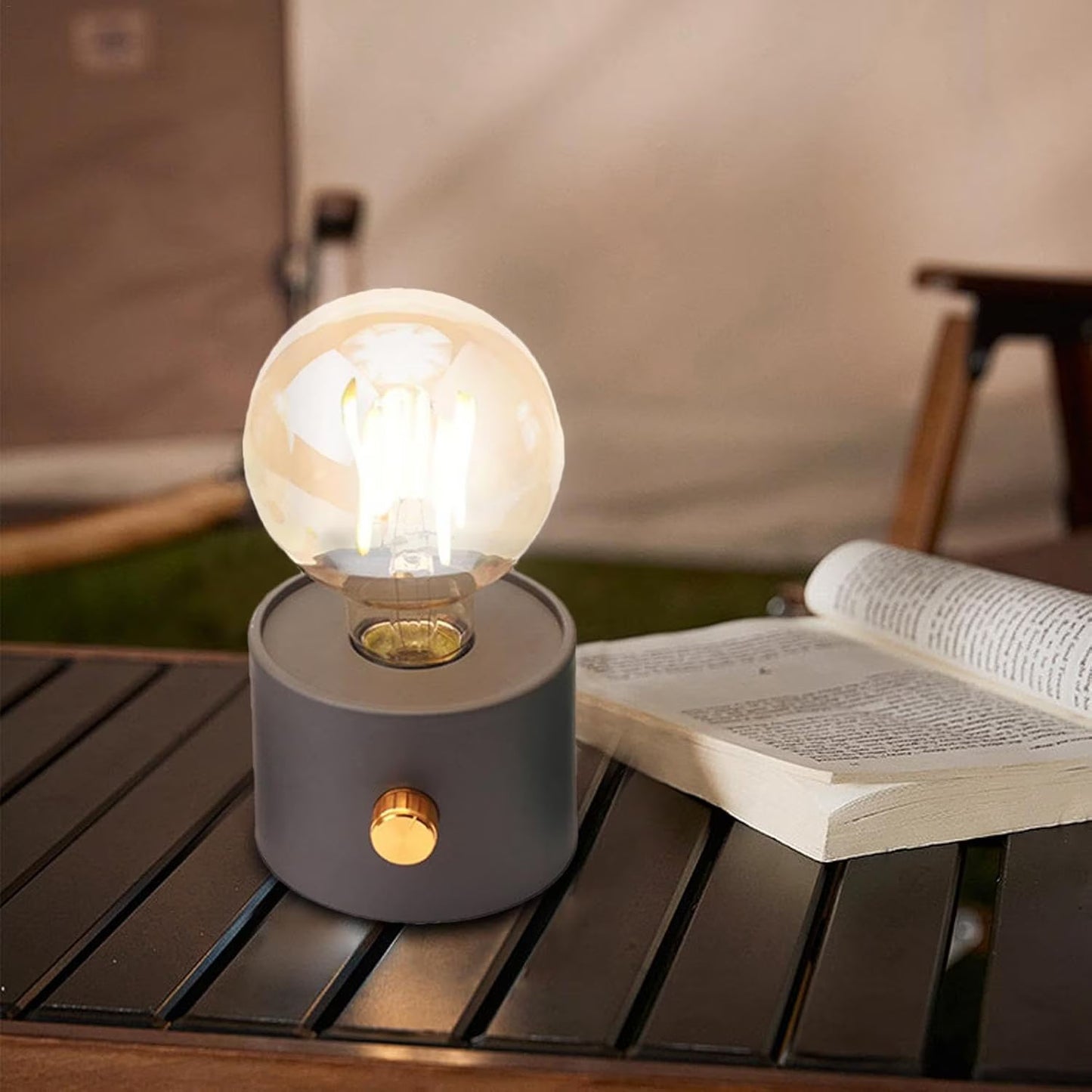 Veioza LED Lumina Calda, abil cu Incarcare USB