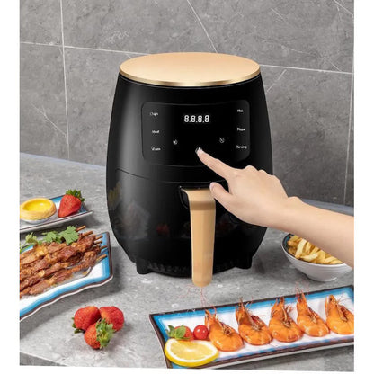 Friteuza cu AER Cald, Afisaj Digital+cutie Individuala