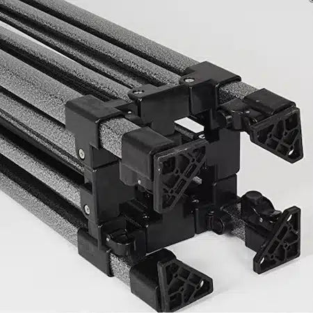 Cort Pavilion 3x4m Albastru Pliabil Cadru Metal pentru Curte, Gradina, Evenimente