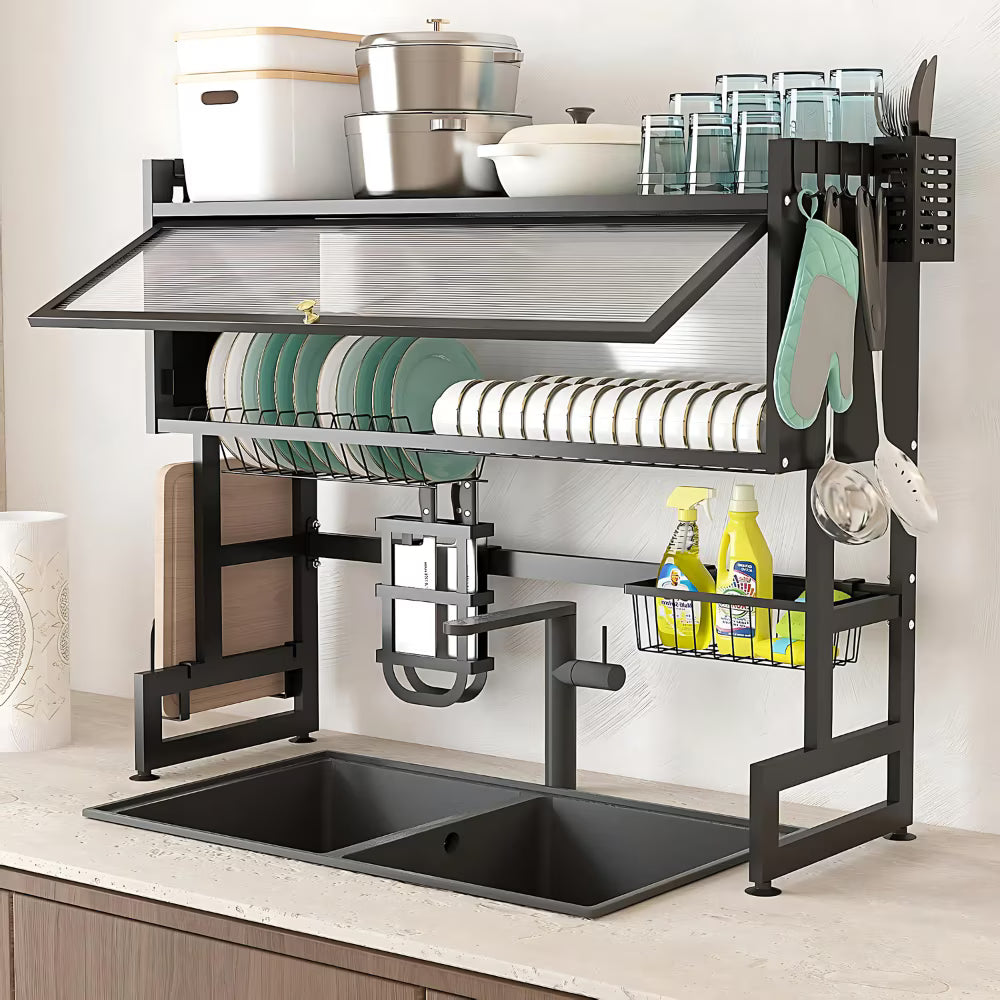 Scurgator Vase 85 Cm, Capac Transparent