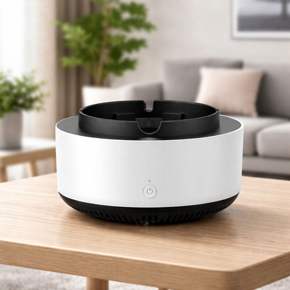 Scrumiera electrica inteligenta ,cu aspiratie