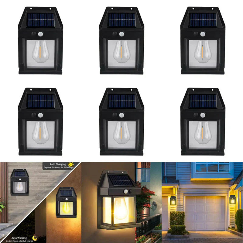 Set 6 Lampi Solare LED RETRO