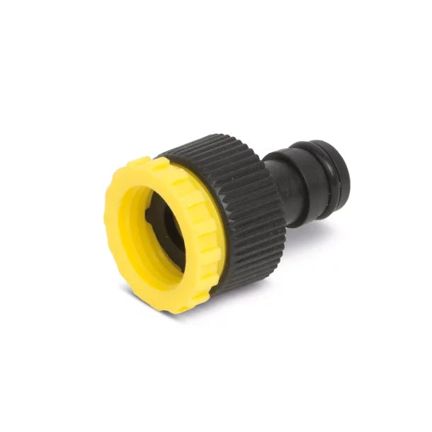 Set de irigare complet – furtun textil flexibil de 15 metri cu tambur și pistol de pulverizare 7 în 1