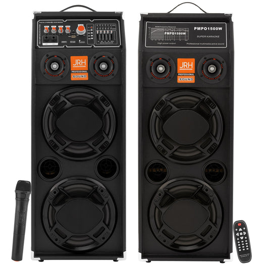 Set boxe active JRH 2321A Microphone wireless 600w.