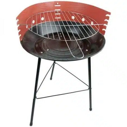 Gratar 36cm + pachet 10 lampi solare pentru gradina + hamac