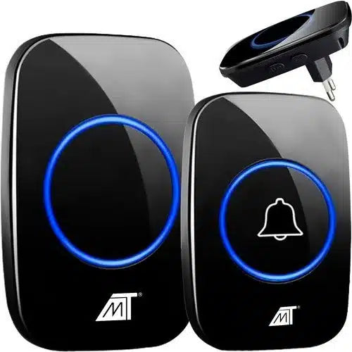 Sonerie Wireless, 60 de Melodii, Raza de Actiune 300 m, Negru
