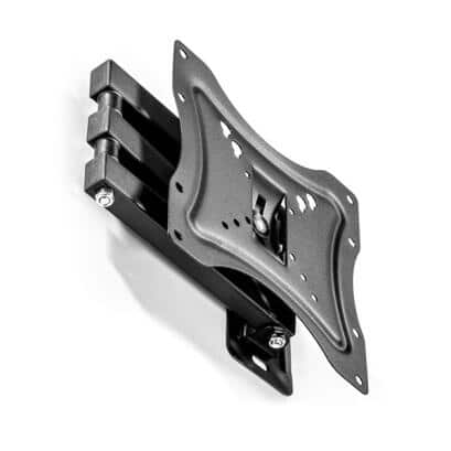 Suport TV de perete HDL-117B-42, doua brate, reglabil, 14″-42″, negru