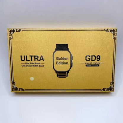Ultra Smartwatch GD9, Auriu bluetooth